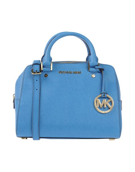 michael kors portemonnaie hellblau|michael kors blue handbags.